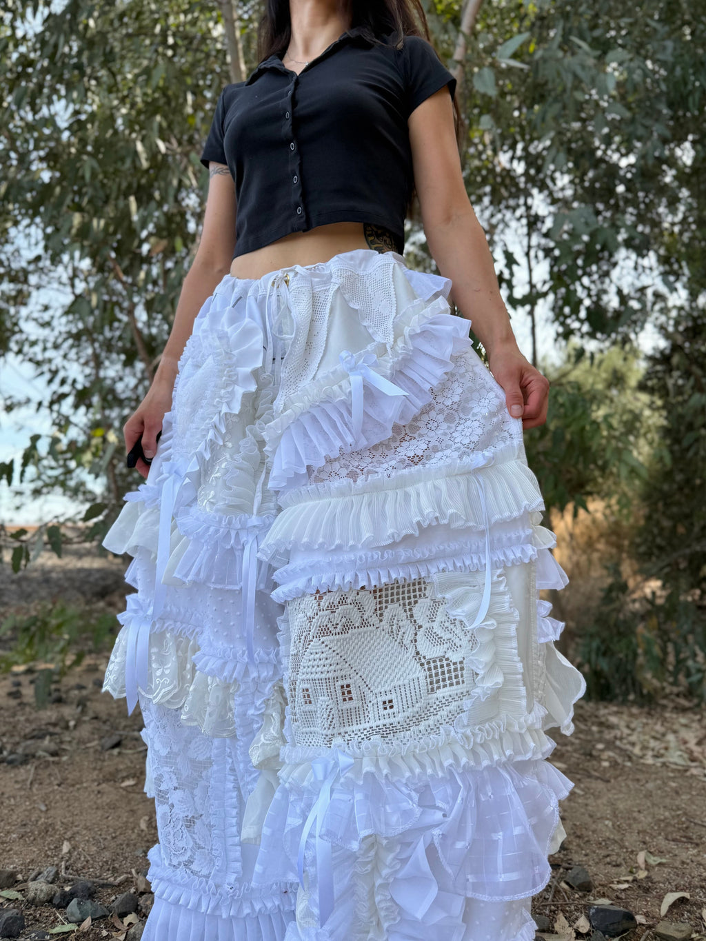 Upcycled Adjustable-Waist Pants