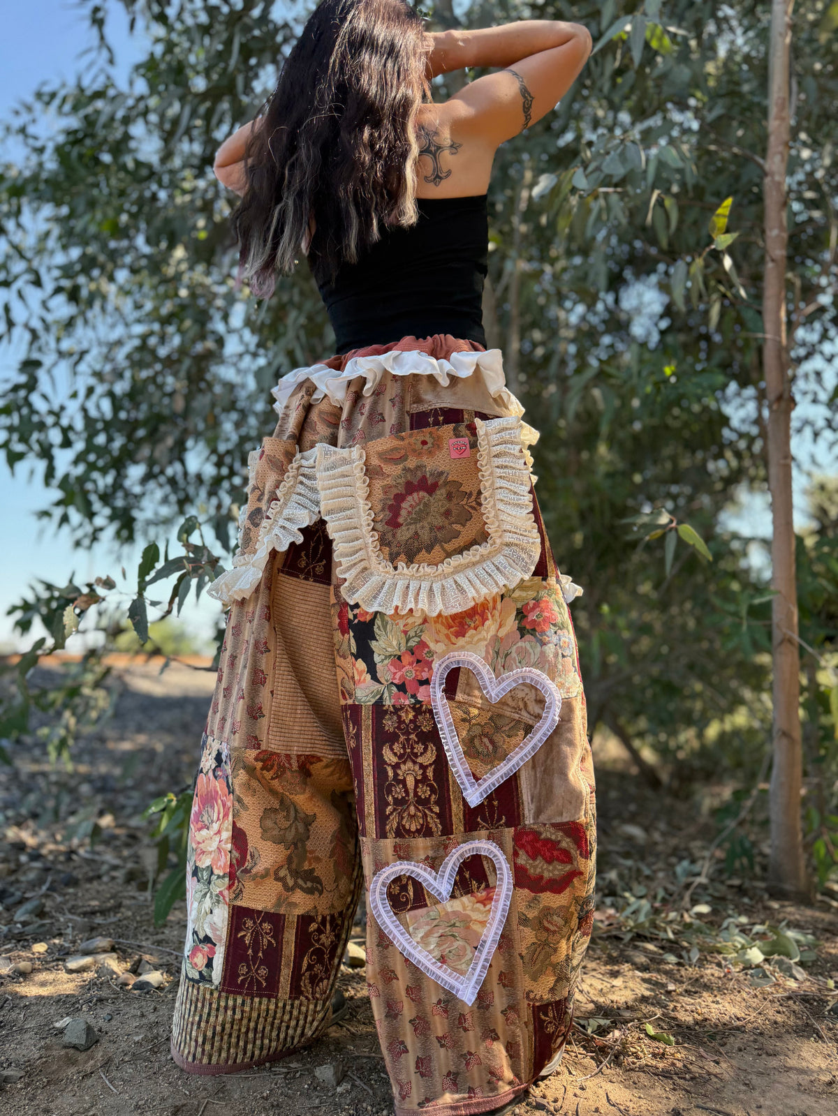 Upcycled Adjustable-Waist Pants