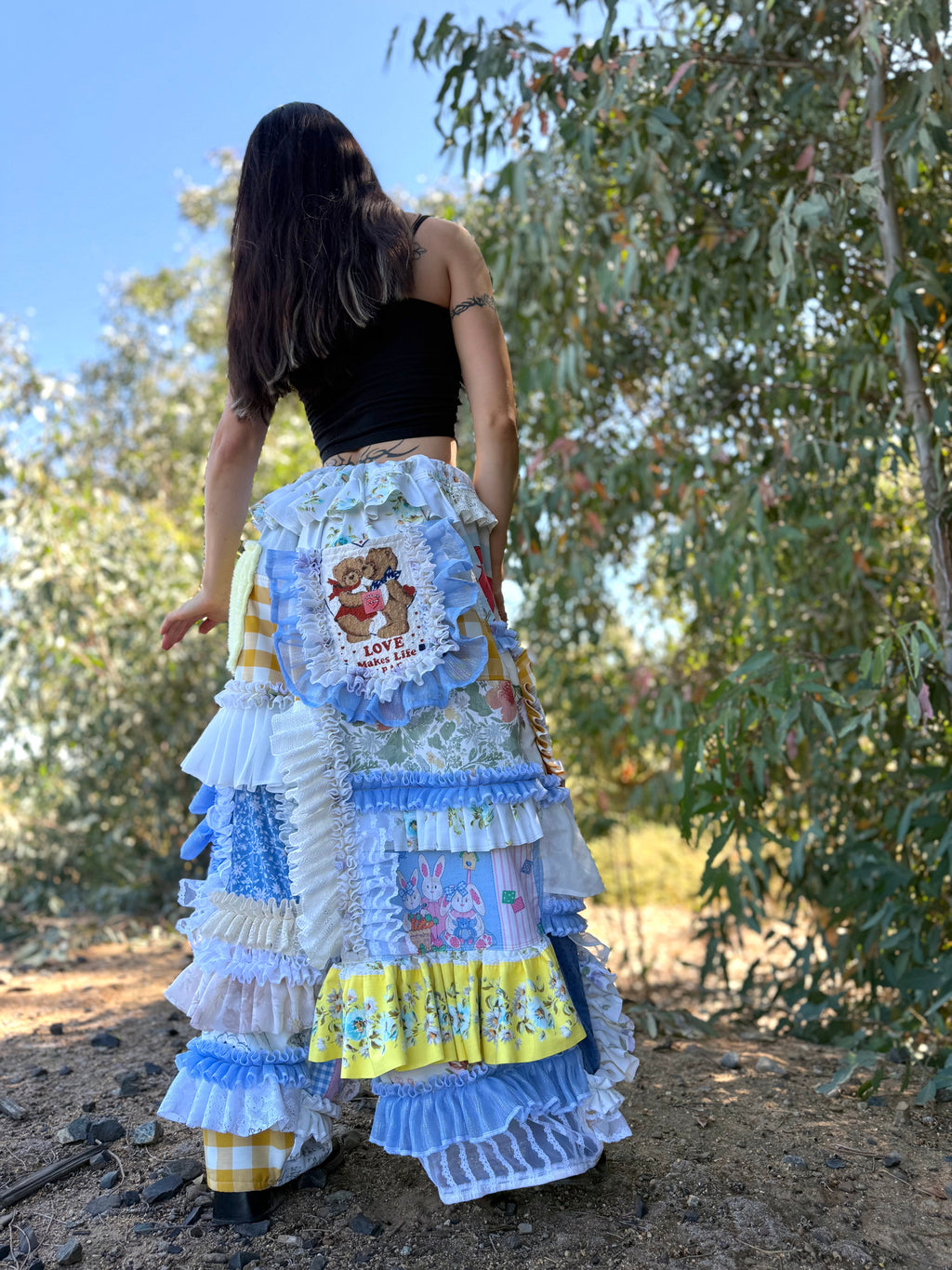 Upcycled Adjustable-Waist Pants