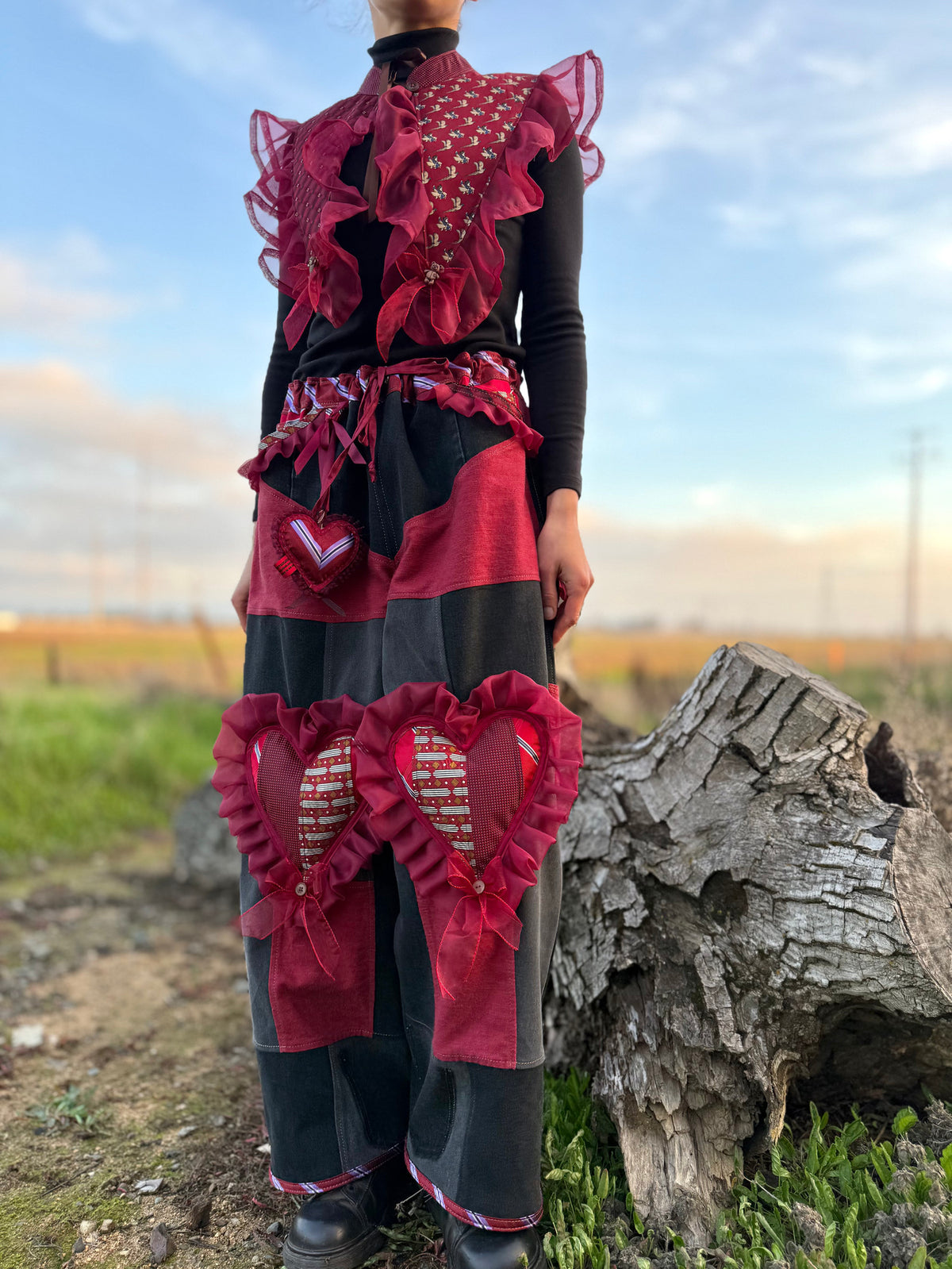 Upcycled Ruffle Collar