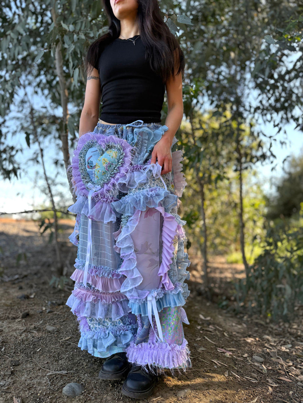 Upcycled Adjustable-Waist Pants