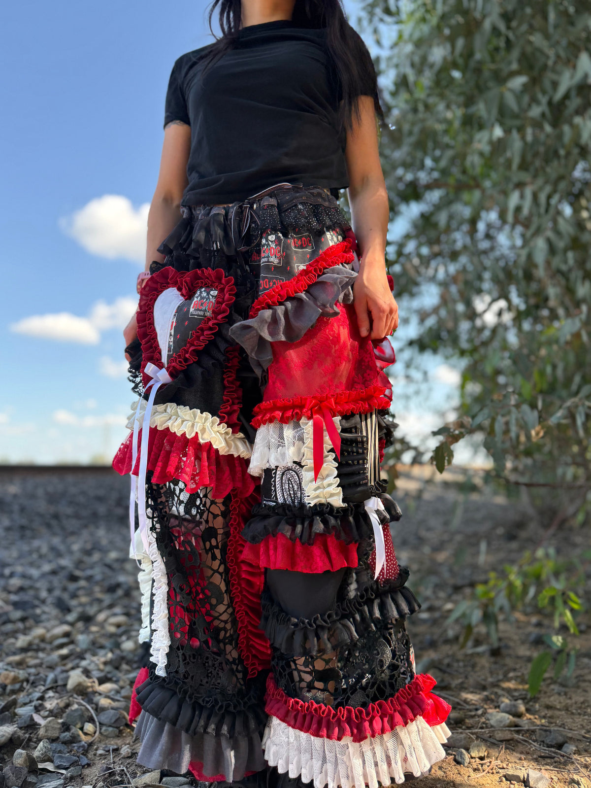 Upcycled Adjustable-Waist Pants