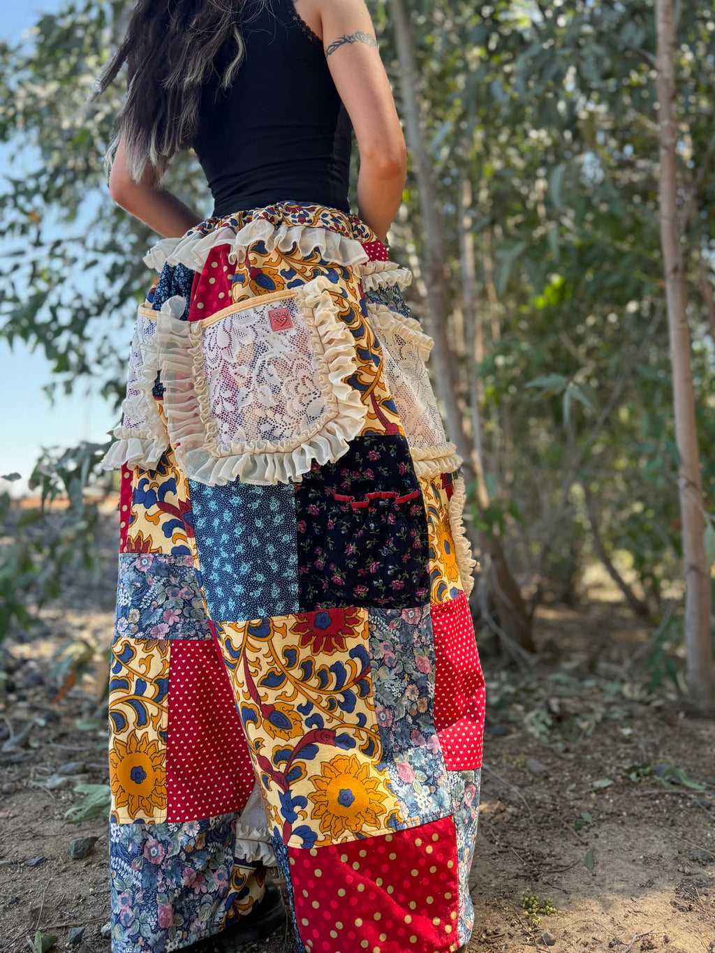 Upcycled Adjustable-Waist Pants