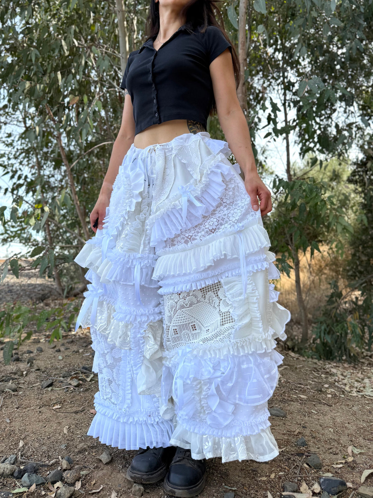 Upcycled Adjustable-Waist Pants