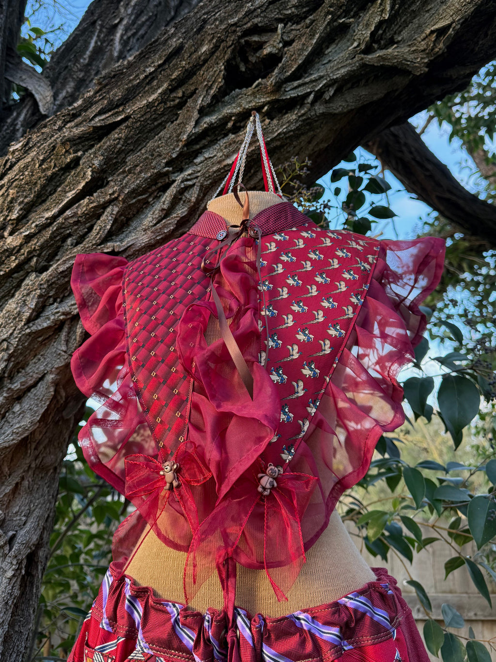 Upcycled Ruffle Collar