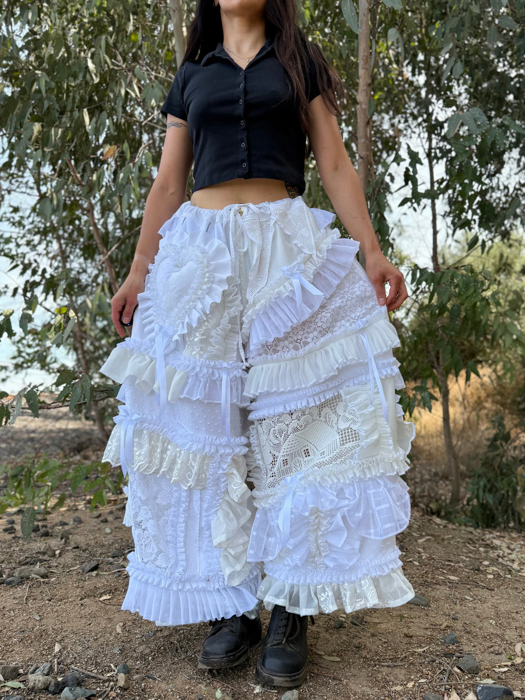 Upcycled Adjustable-Waist Pants