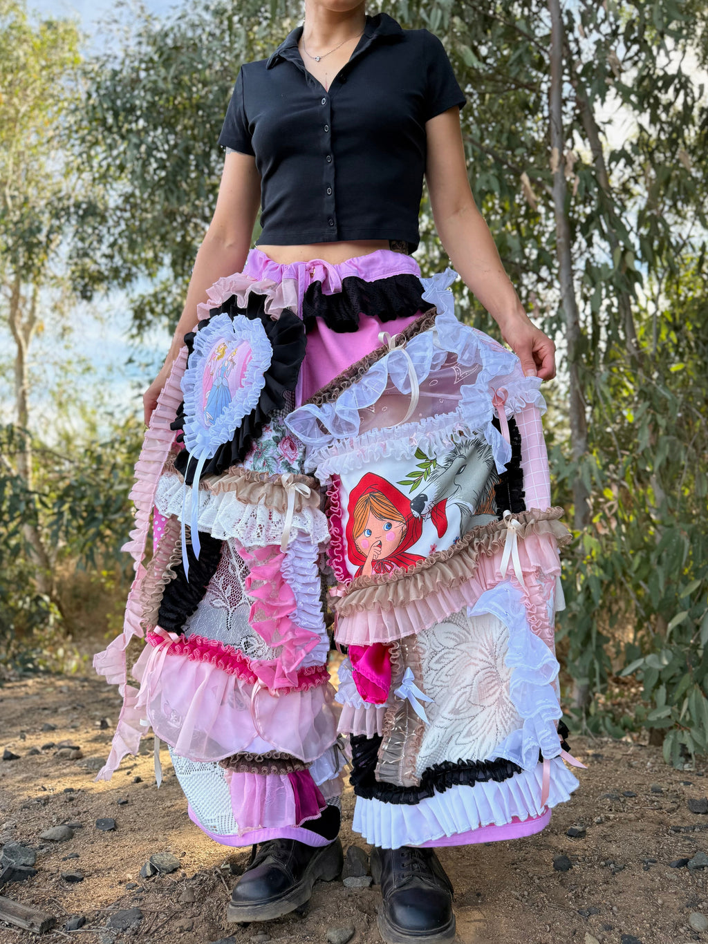 Upcycled Adjustable-Waist Pants