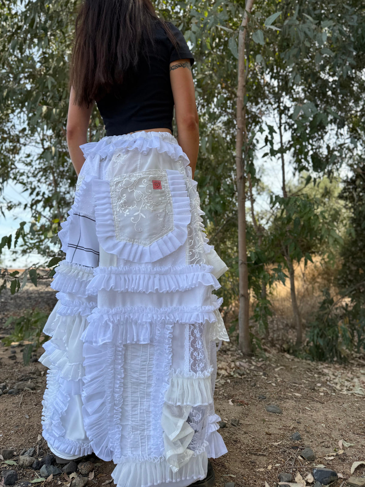 Upcycled Adjustable-Waist Pants