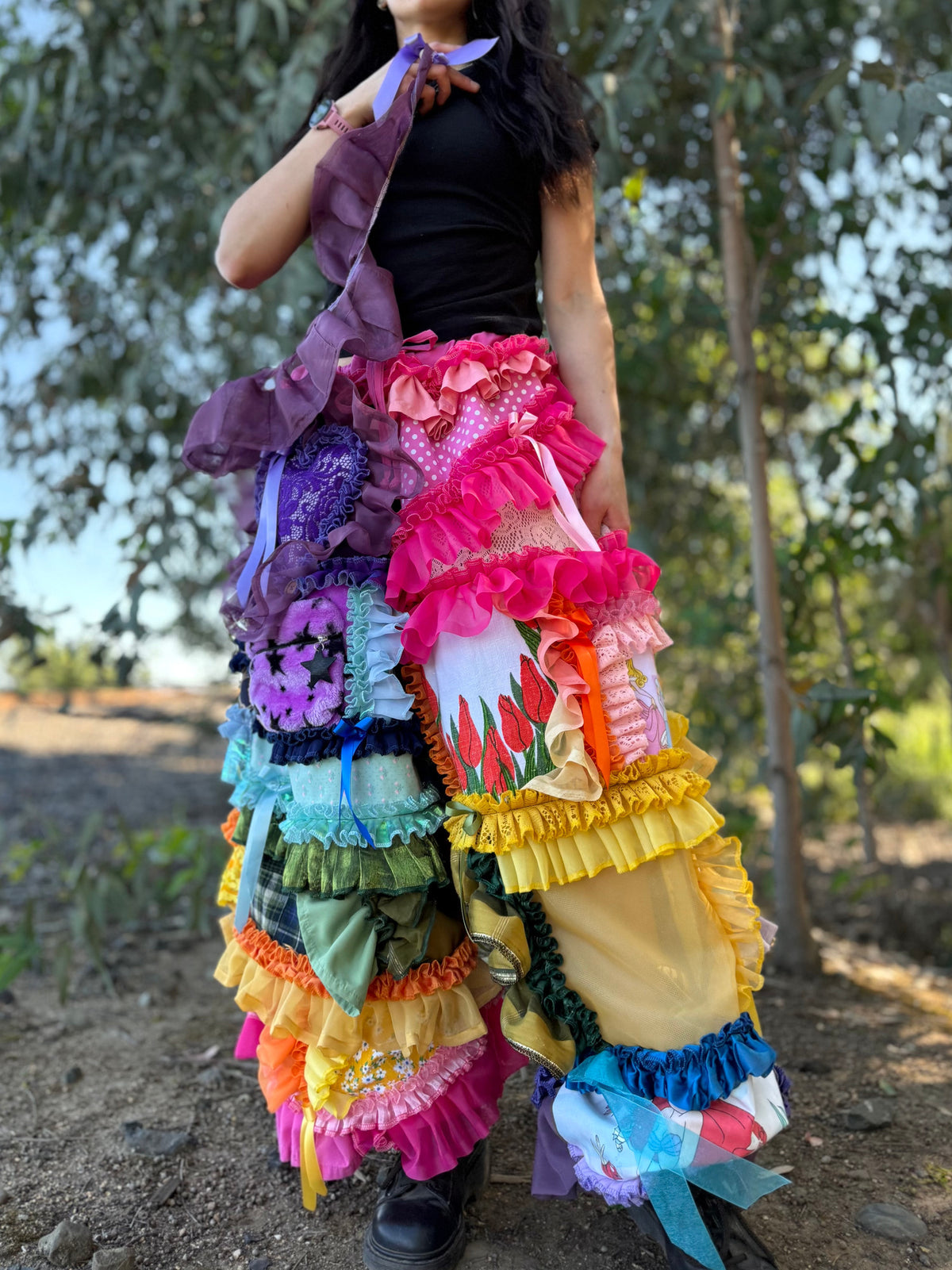 Upcycled Adjustable-Waist Pants