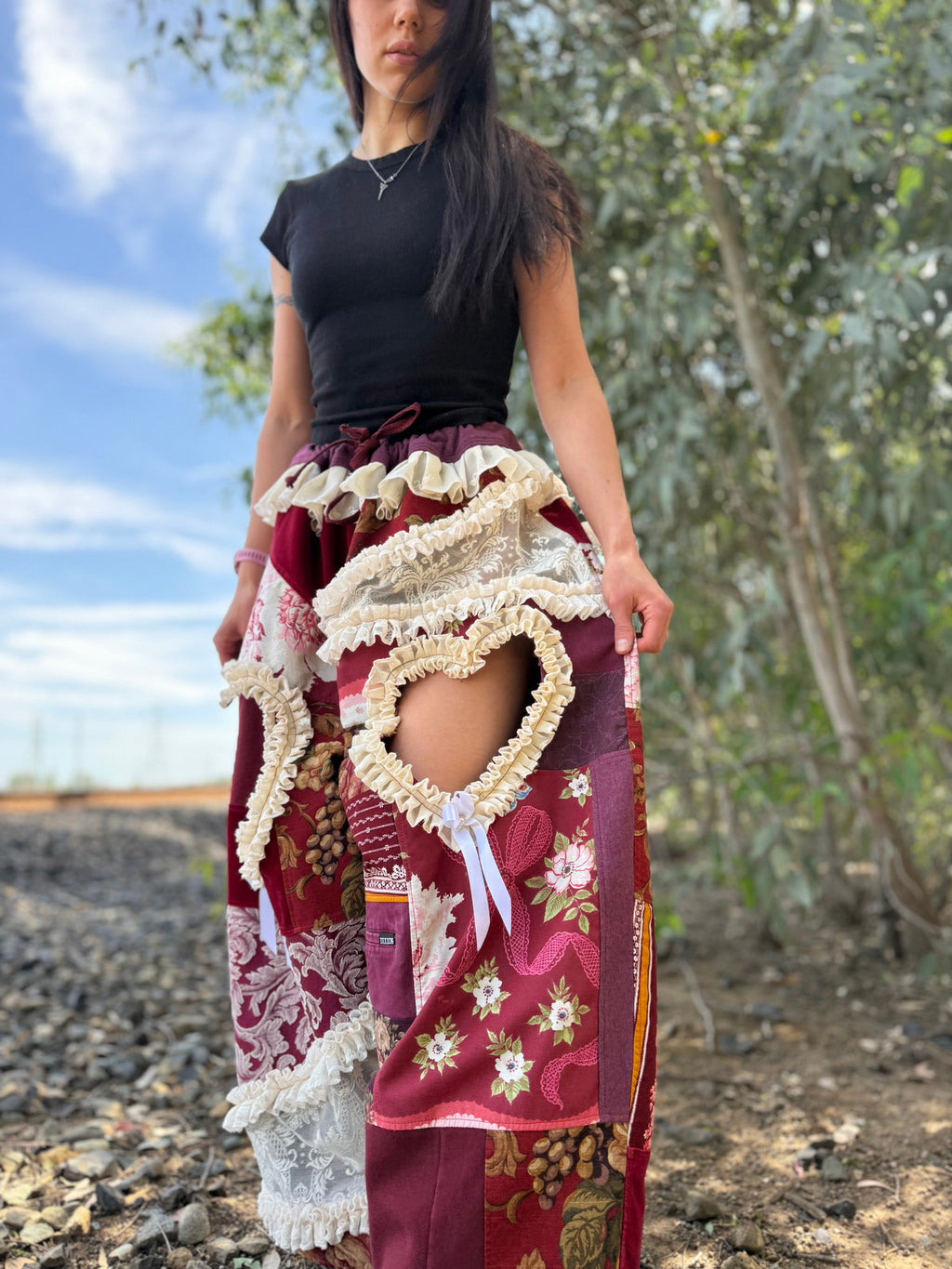 Upcycled Adjustable-Waist Pants
