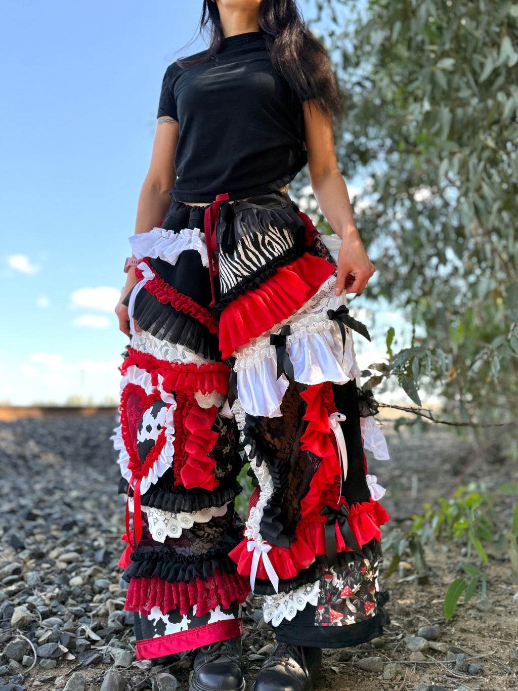 Upcycled Adjustable-Waist Pants