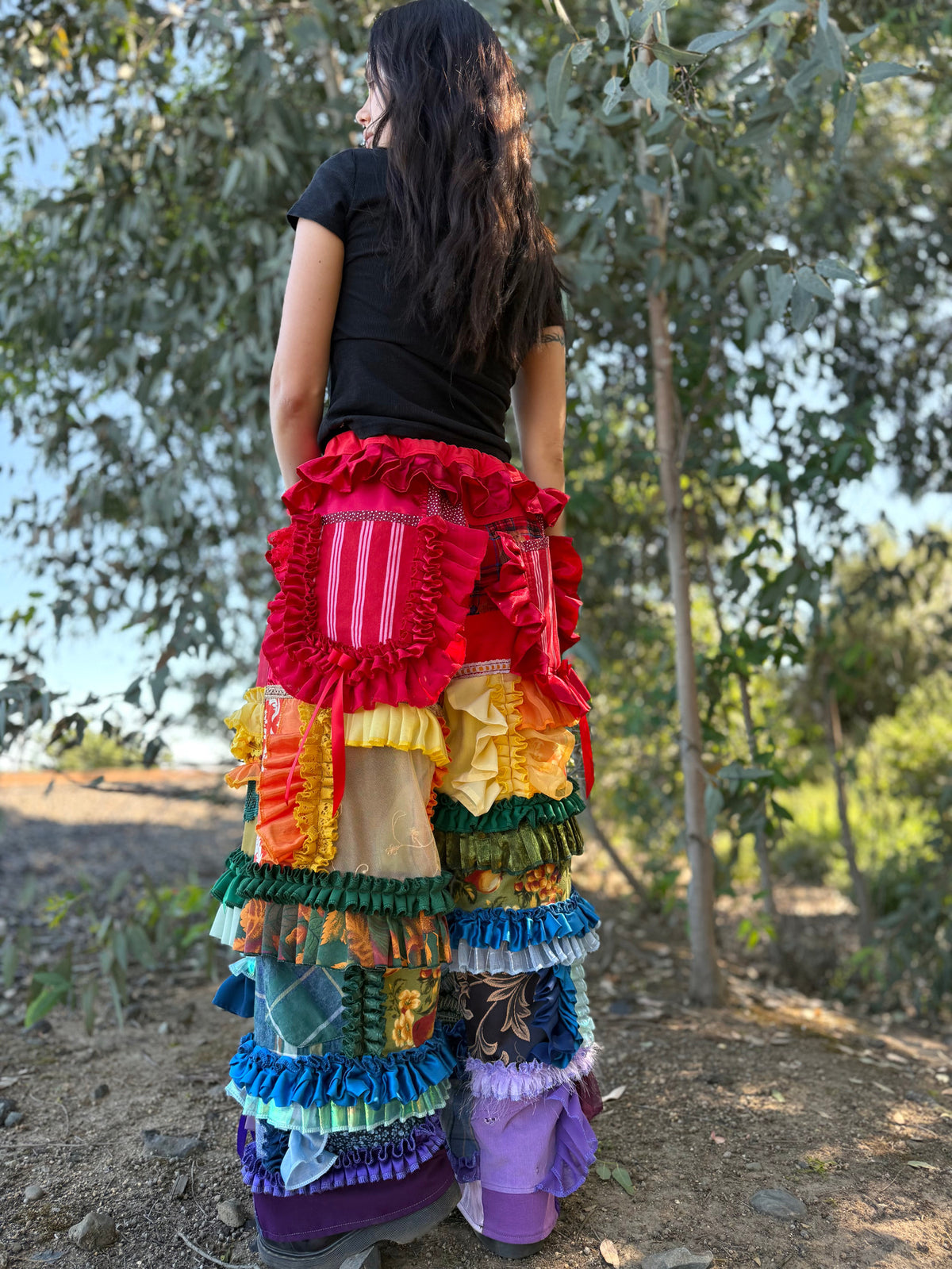 Upcycled Adjustable-Waist Pants